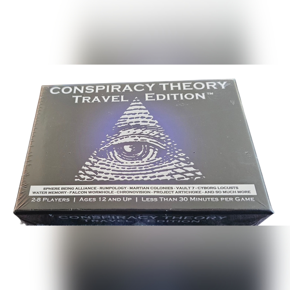 Conspiracy Theory Travel Edition Board Game Compact Strategy 2–6 Players